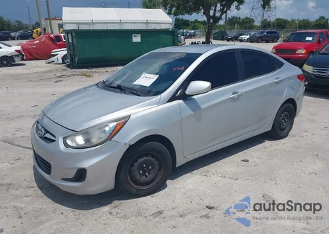 2013 Hyundai Accent Gls из США, поврежденный, VIN KMHCT4AE6DU404629